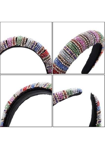 14 (3,5 cm Genişlik) Barok Kadınlar Parıltılı Dolgulu Taşlı Taçlar Taç Tam Kristal Lüks Saç Bantları Taç Geniş Başlık Saç Aksesuarları Takı - E-Ticaret Başlığı (Yurt Dışından) modelleri