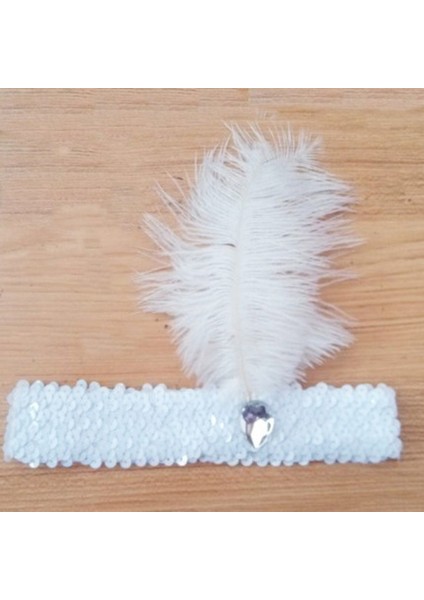 Yeşil Stil 39CM*25CM*3.5CM Tüy Taç Flapper Simli Charleston Kostümü Band Parti Sıcak (Yurt Dışından) indirimleri