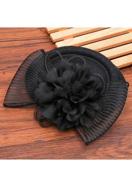 F Kadın Şık Tüy Detaylı Başlık Düğün Parti Kilise Başlık Moda Saç Aksesuarları Gelin Şapkası (Yurt Dışından) modelleri