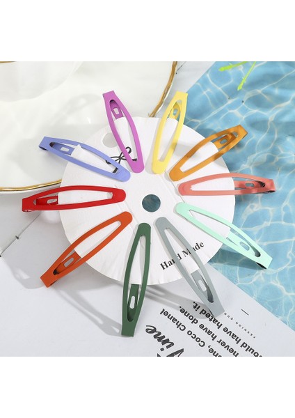 STIL12 10 Adet Kutu Yok Metal Tokalar Parlak Saç Tokaları Çocuklar Saç Aksesuarları Kızlar Saç Klipsleri (Yurt Dışından)