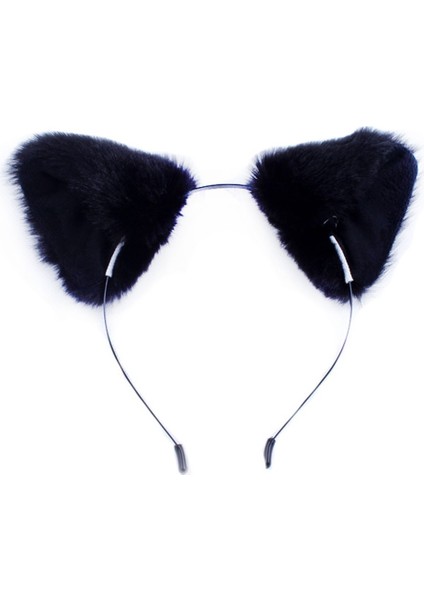 Siyah ve Pembe Tarzı Halloween Kızın Sevimli Kedi Tilki Kulakları Uzun Kürk Bandı Anime Kostümü - E-Ticaret (Yurt Dışından) fiyatları