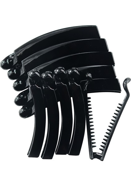 Siyah Stil 10 Adet 10CM 8cm Kore Kare Muz Saç Tokası Kendin Yap Saç Aksesuarları (Yurt Dışından) fırsatları