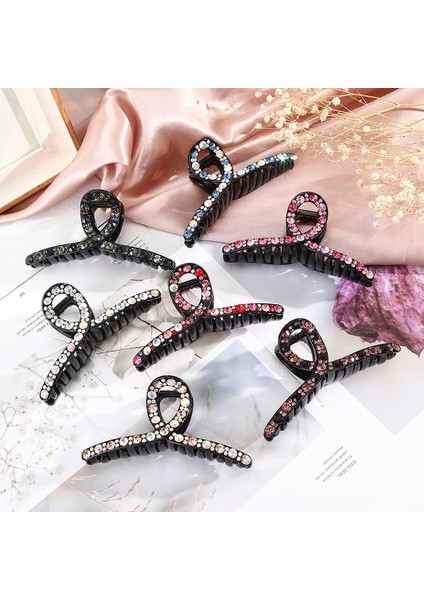 C Bayanlar Için Büyük Saç Tokaları Şık Taşlı Toka Saç Aksesuarları Paspas Klipleri (Yurt Dışından) modelleri