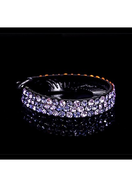 Mor Tarzı B Tarzı Awaytr Yeni Köfte Saç Aksesuarları Kadın Saç Tokaları Taçlar Taşlı Çiçek Toka Kuş Yuvası Çiçekli Twist Renkler (Yurt Dışından)