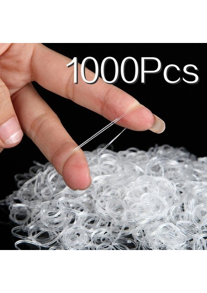 Şeffaf Stil Kadınlar ve Kızlar Için Şeffaf Saç Lastiği Lastik Bant Saç Toplama Tutucu Saç Stil Aracı (Yurt Dışından) modelleri