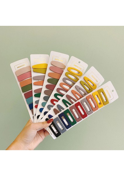 B Kadınlar Için Saç Tokaları Moda Geometrik Snap Barrette Başlık Kızlar Tatlı Saç Aksesuarları - Türkiye E-Ticaret Başlığı (Yurt Dışından)