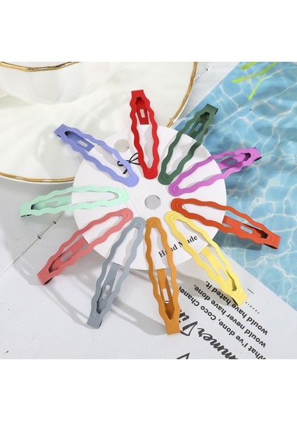 STYLE13 10 Adet Kutu Yok Metal Tokalar Parlak Saç Tokaları Çocuklar Saç Aksesuarları Kızlar Saç Klipsleri (Yurt Dışından)