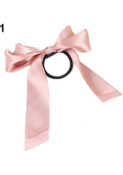 Bordo Tarzı Tatlı Kadınlar Çok Renkli Saten Kurdele Kemer Saç Bandı Halat Toka Saç Lastiği Ponytail Tutucu (Yurt Dışından) fiyatları