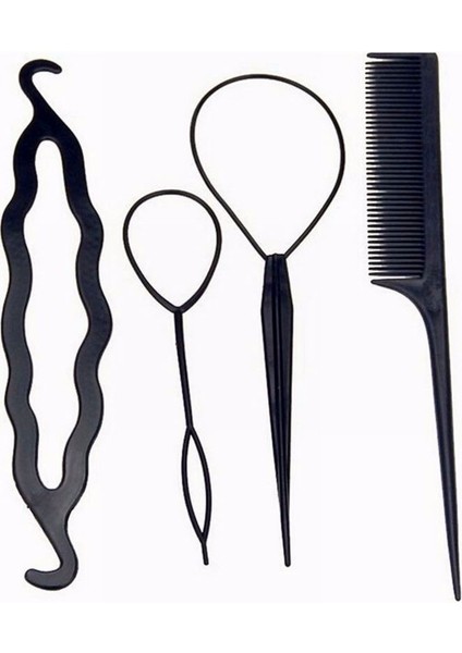 Kırmızı Stil Taşınabilir ve Kızlar Güzellik Saç Stil Araçları Örgü Twist Taraklar Saç Tava Saç Aksesuarları (Yurt Dışından) indirimleri