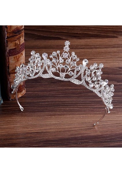 Mavi Stil Gelin Taçları Elmas Taç Tacı Düğün Gelinlik Taçları Için Düğün Saç Aksesuarları (Yurt Dışından) fiyatları