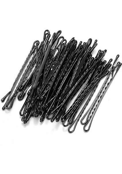 Bir Harika Yeni Metal Dalgalı Saç Tokaları Bobby Salo Tutucuları Saç Iğneleri Toka Siyah (Yurt Dışından)