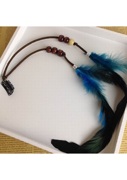 Pembe Tarzı Kadın Kız Parti Için Bohem Tarzı Tahta Boncuklu Püsküllü Tüy Toka Hızma Aksesuarları - Saç Tokası (Yurt Dışından) indirimleri