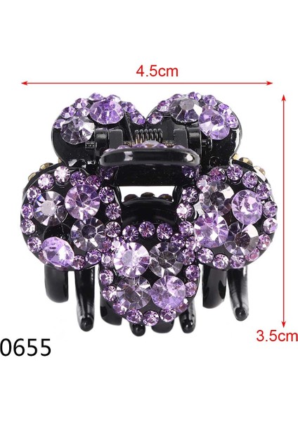 M Beden Kadınlar Için Taşlı Çiçek Saç Tokaları - Saç Klipsleri - Saç Aksesuarları (Yurt Dışından) fırsatları