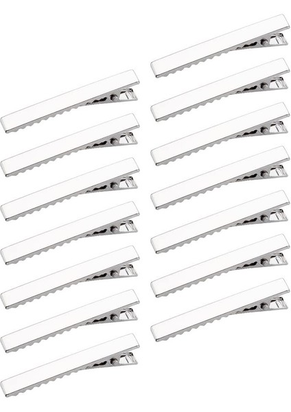 57X8.5MM Demir 57X Düz Timsah Saç Tokası Buluntu Dıy Saç Aksesuarları Yapımı Çocuklar Yaratıcı El Yapımı El Sanatları Buluntu Malzemeleri (Yurt Dışından)