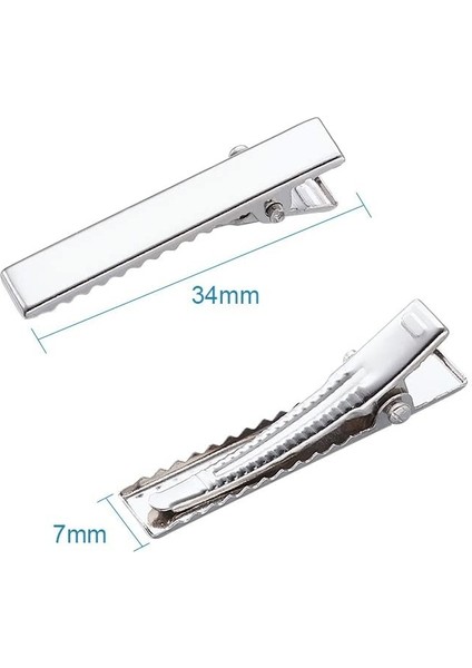 57X8.5MM Demir 57X Düz Timsah Saç Tokası Buluntu Dıy Saç Aksesuarları Yapımı Çocuklar Yaratıcı El Yapımı El Sanatları Buluntu Malzemeleri (Yurt Dışından) indirimleri