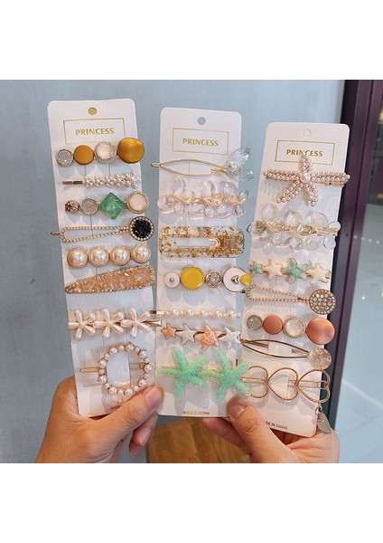 Stil3-8 Adet/takım Kız Çocukları Için Inci Saç Tokası Seti Akrilik Tokalar Çiçek Tokalar Kadın Saç Aksesuarları (Yurt Dışından) indirimleri