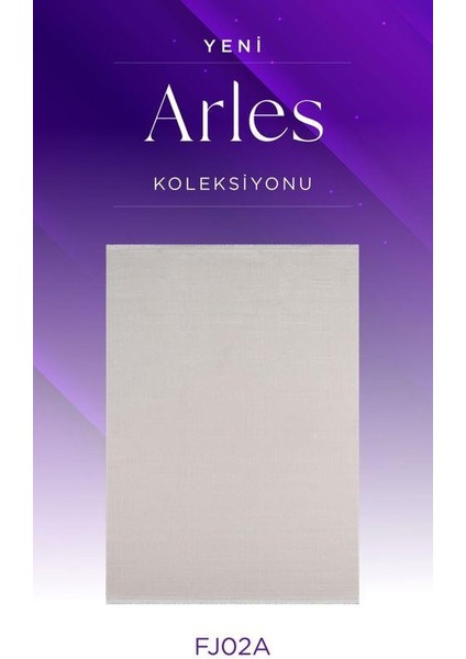 Arles FJ02A Krem Akrilik Yumuşak Dokulu Modern Çizgili Halı fiyatları