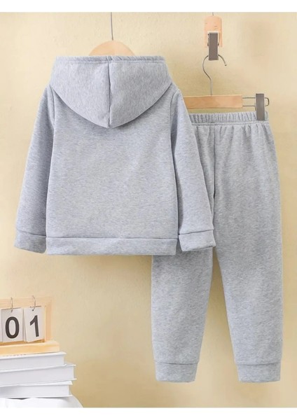 Kışlık Kız Erkek Çocuk Eşofman Takımı 5 6 7 8 9 10 11 12 Yaş Unisex