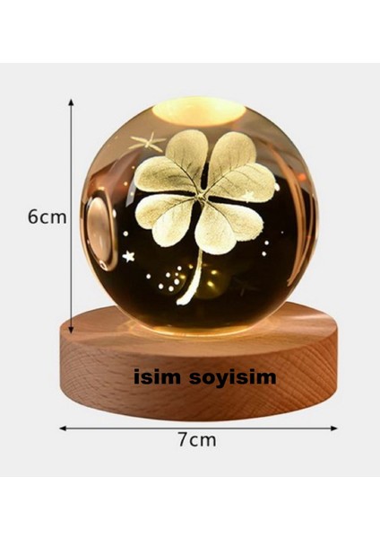 Şans Getiren Yonca Tasarımlı Işıklı Küre Gün Işığı fırsatları