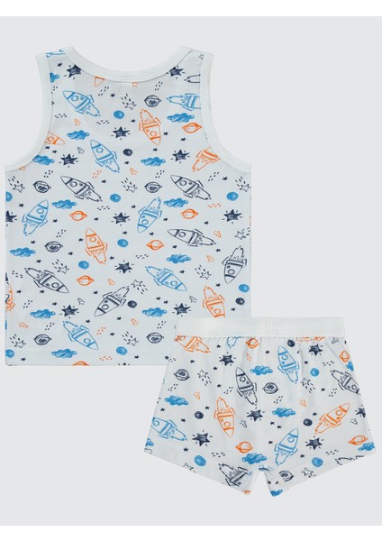 Erkek Çocuk Iç Çamaşır Takımı 2-10 Yaş Beyaz fiyatları