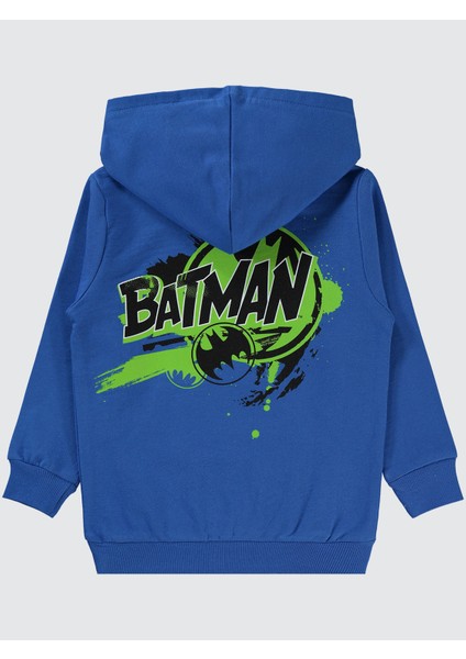 Erkek Çocuk Kapüşonlu Sweatshirt 2-5 Yaş Saks Mavisi fiyatları