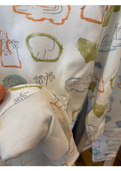 Babyaden Yeni Yıl Noel Yılbaşı Pijama Partisi Pamuklu Unisex Kız Erkek Çocuk Pijama Takımı fırsatları