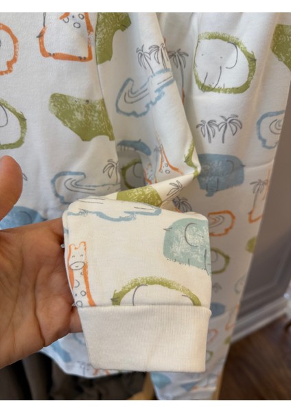 Babyaden Yeni Yıl Noel Yılbaşı Pijama Partisi Pamuklu Unisex Kız Erkek Çocuk Pijama Takımı indirimleri