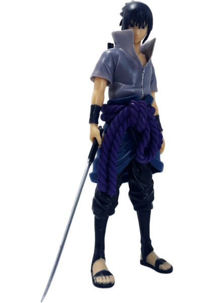 Naruto Blaster Anime Ayakta Duruş Tutma Sasuke Uchiha Kan Rölesi Sınır Çizgisi El Kuklası Modeli (Yurt Dışından)