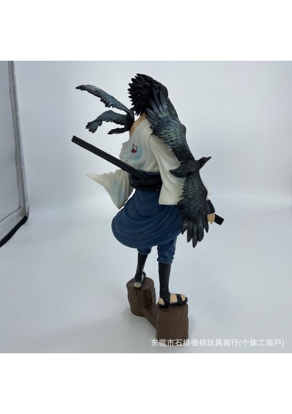 Naruto Shippuden Uchiha Sasuke Büyü Mühür Form Kuzgun Tabanlı Çift Hazırlanmış Figürler (Yurt Dışından) fırsatları