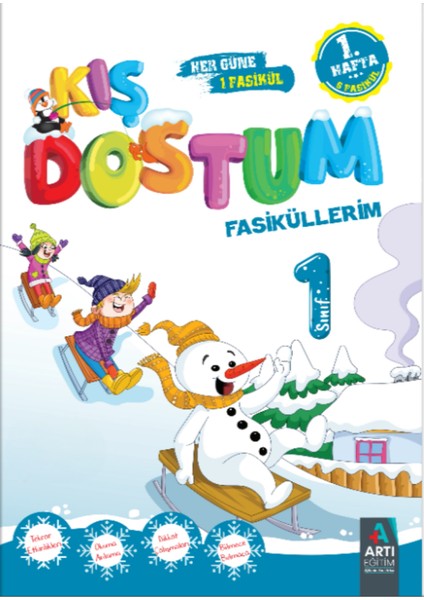 Kış Dostum 1. Sınıf Ara Tatil Kitabı 3 Kitap