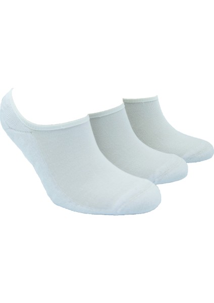 Erkek Bambu Çetik Çorap, 3'lü Paket, Havlu Taban Silikon Topuk