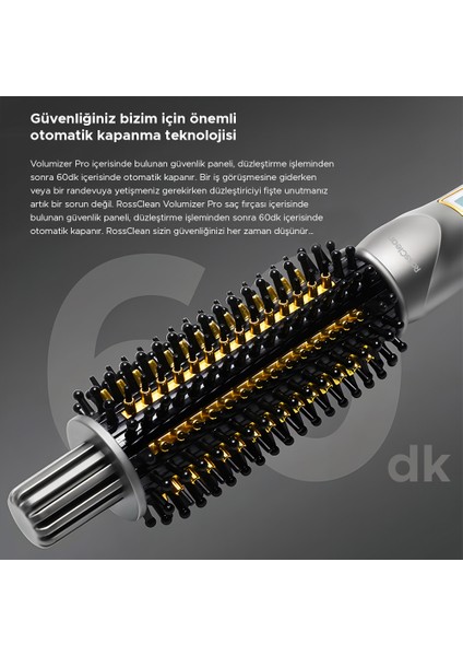 Favored Volumizer Pro 2in1 LED Ekranlı Saç Düzleştirici ve Şekillendirici Fırça