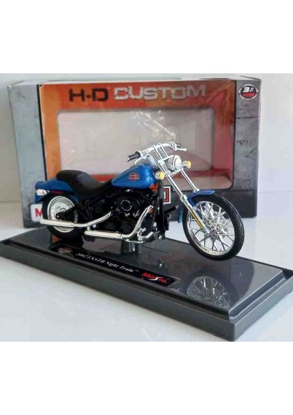 1:18 Ölçek 2002 Fxstb Night Train Harley Davidson///