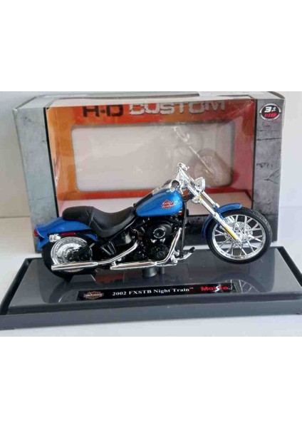 1:18 Ölçek 2002 Fxstb Night Train Harley Davidson/// fiyatları