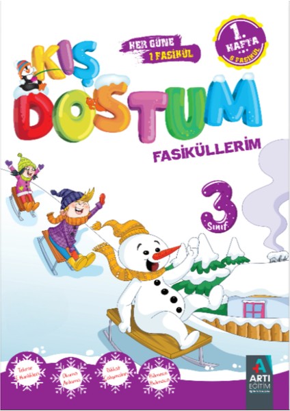 Kaliteli Hesaplı 3. Sınıf Kış Dostum Ara Tatil Kitap Seti