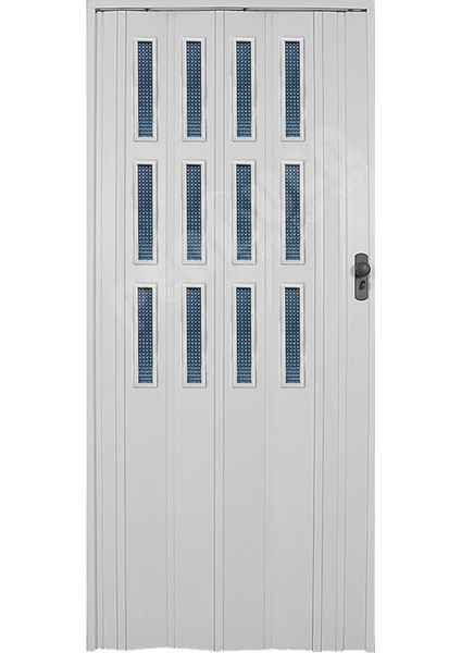 Beyaz Renk 3 Sıra Camlı 12 mm - En 87 cm