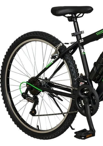 Trendbike Mistral 24 Jant Bisiklet Erkek Dağ Bisikleti Siyah - Neon Yeşil 24.514-S-NY