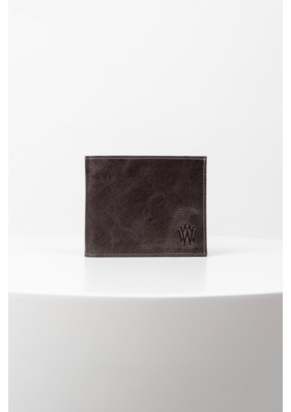 Fermuarlı Bozuk Para Hazneli Yatay Crazy Gri Deri Erkek Cüzdan modelleri