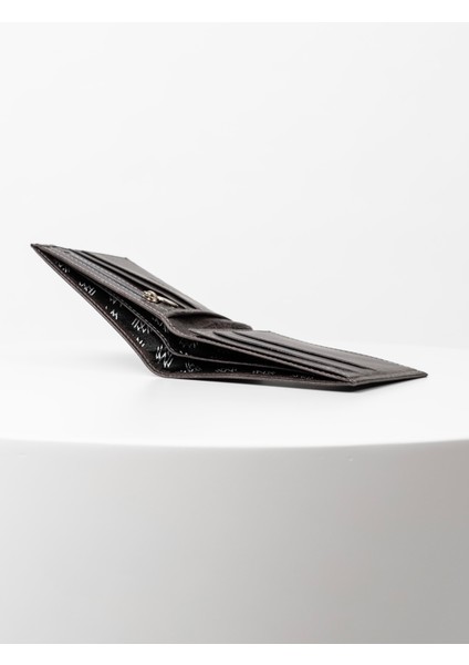 Fermuarlı Bozuk Para Hazneli Yatay Crazy Gri Deri Erkek Cüzdan indirimleri