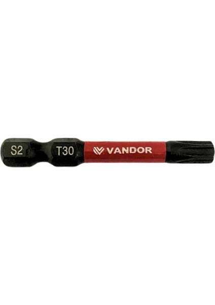 Vandor Bits Uç Matkap Ucu Tornavida Ucu Vidalama Ucu Impact T30-50 mm - 1 Adet