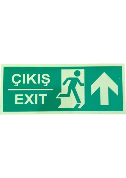 Çıkış Exit Yön Levhası Yukarı