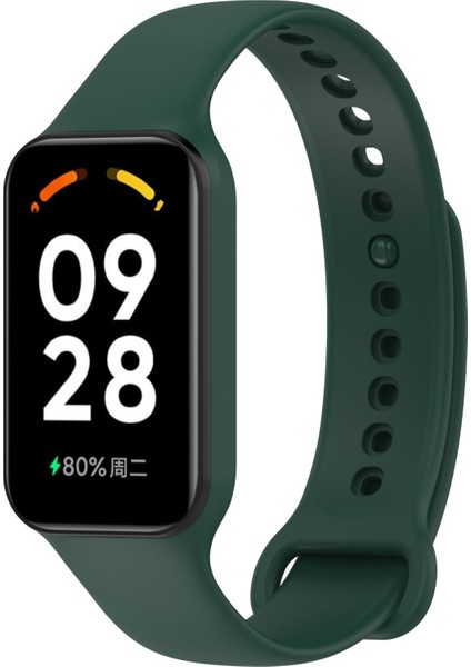 Redmi Band 2 Xiaomi Mi Band 8 Active Uyumlu Silikon Kordon Kayış