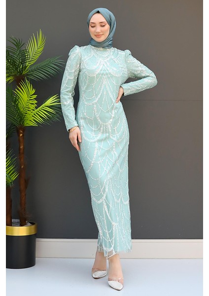 Hande Tesettür Elbise Gri fiyatları