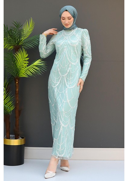 Hande Tesettür Elbise Gri fırsatları