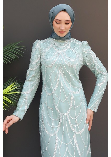 Hande Tesettür Elbise Gri indirimleri