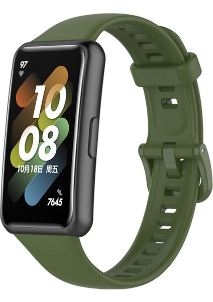 Huawei Band 7 Uyumlu Silikon Kordon Kayış