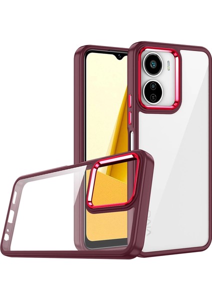 Vivo Y16 Kılıf Zore Flora Kapak