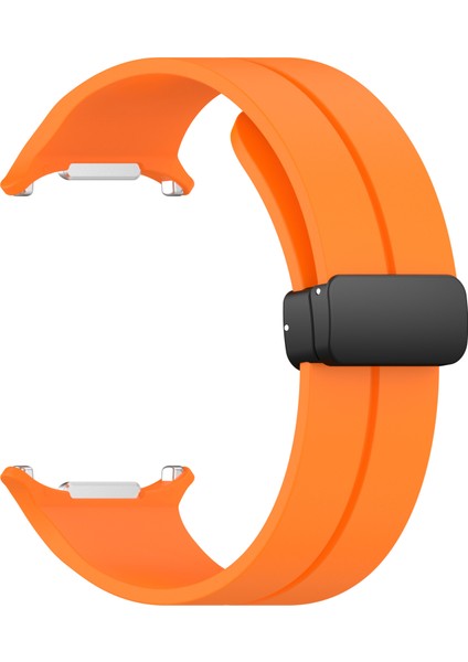 Samsung Galaxy Watch 7 Ultra 47MM Uyumlu Manyetik Mıknatıslı Band Silikon Kordon Kayış