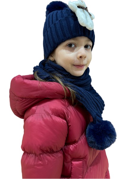 Benittokids Çocuk Ayıcıklı Atkı Bere Takımı 7019 modelleri