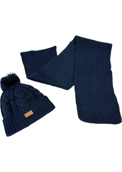 Benittokids Çocuk Ponponlu Bere Atkı Takımı 7017